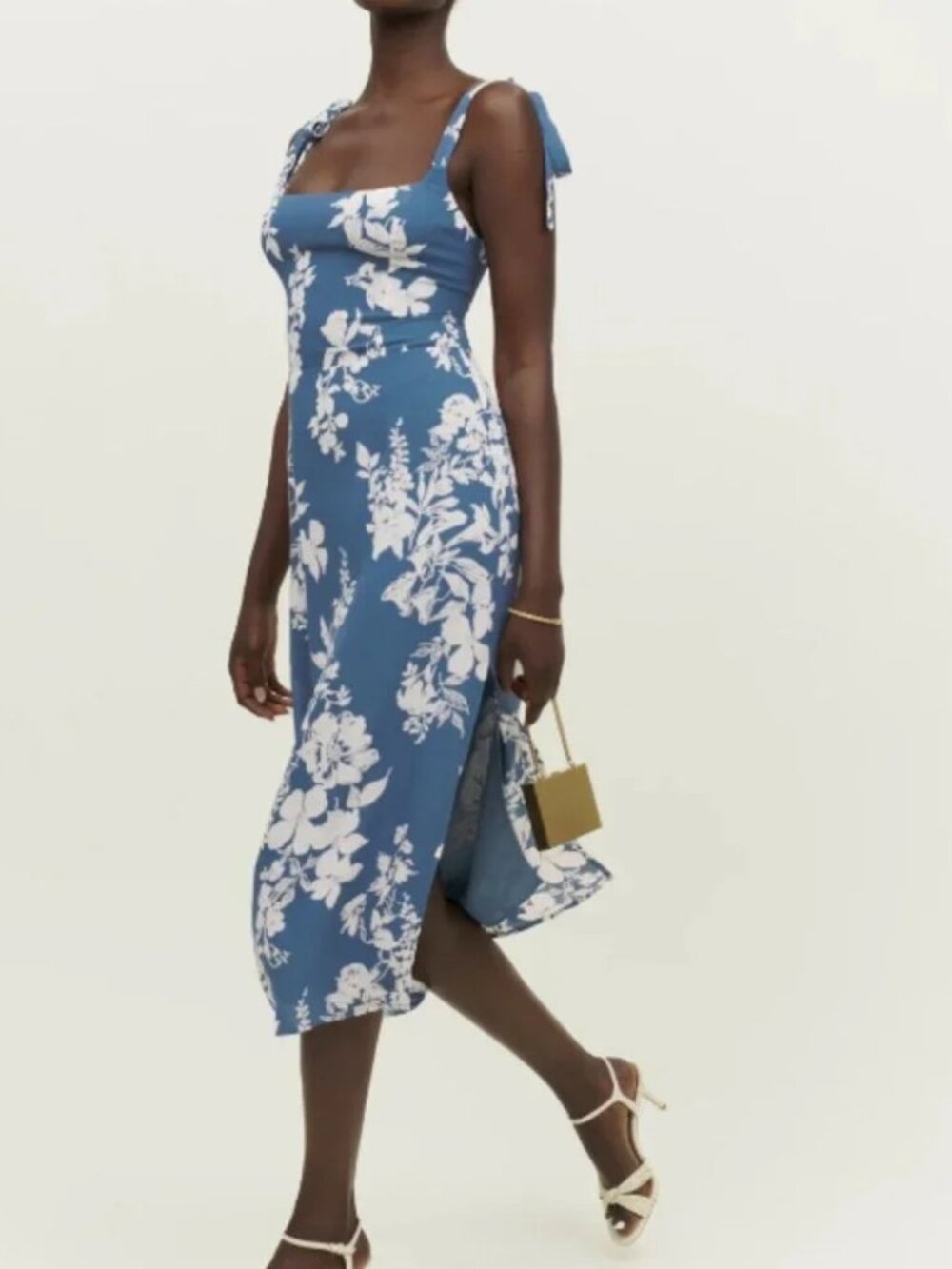 NWT Reformation Besse Dress Cyanotype Size 4